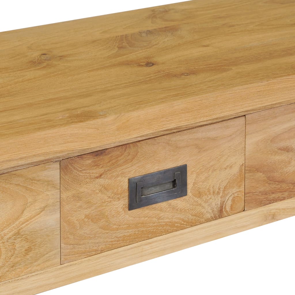 Konsolentisch Massivholz Teak 90x30x80 cm