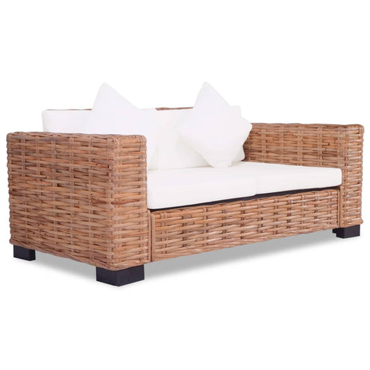 2 Seater Sofa Natural Rattan