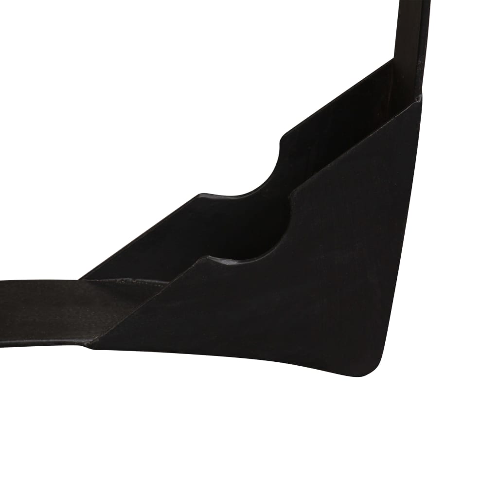 Coffee table rough solid mango wood 60x40 cm