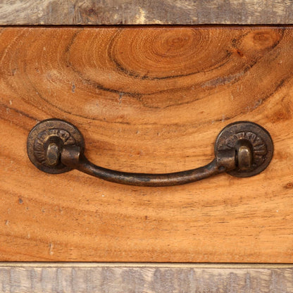 TV-Schrank Massivholz Vintage 118x30x40 cm