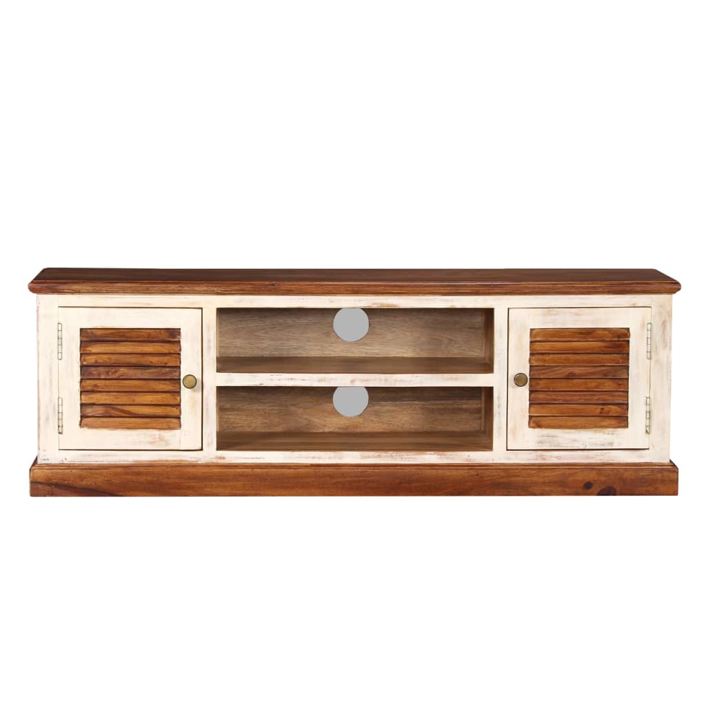 TV-Schrank Massivholz Palisander Mango 120x30x40 cm