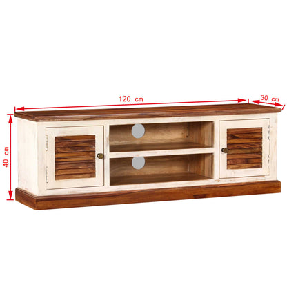 TV-Schrank Massivholz Palisander Mango 120x30x40 cm