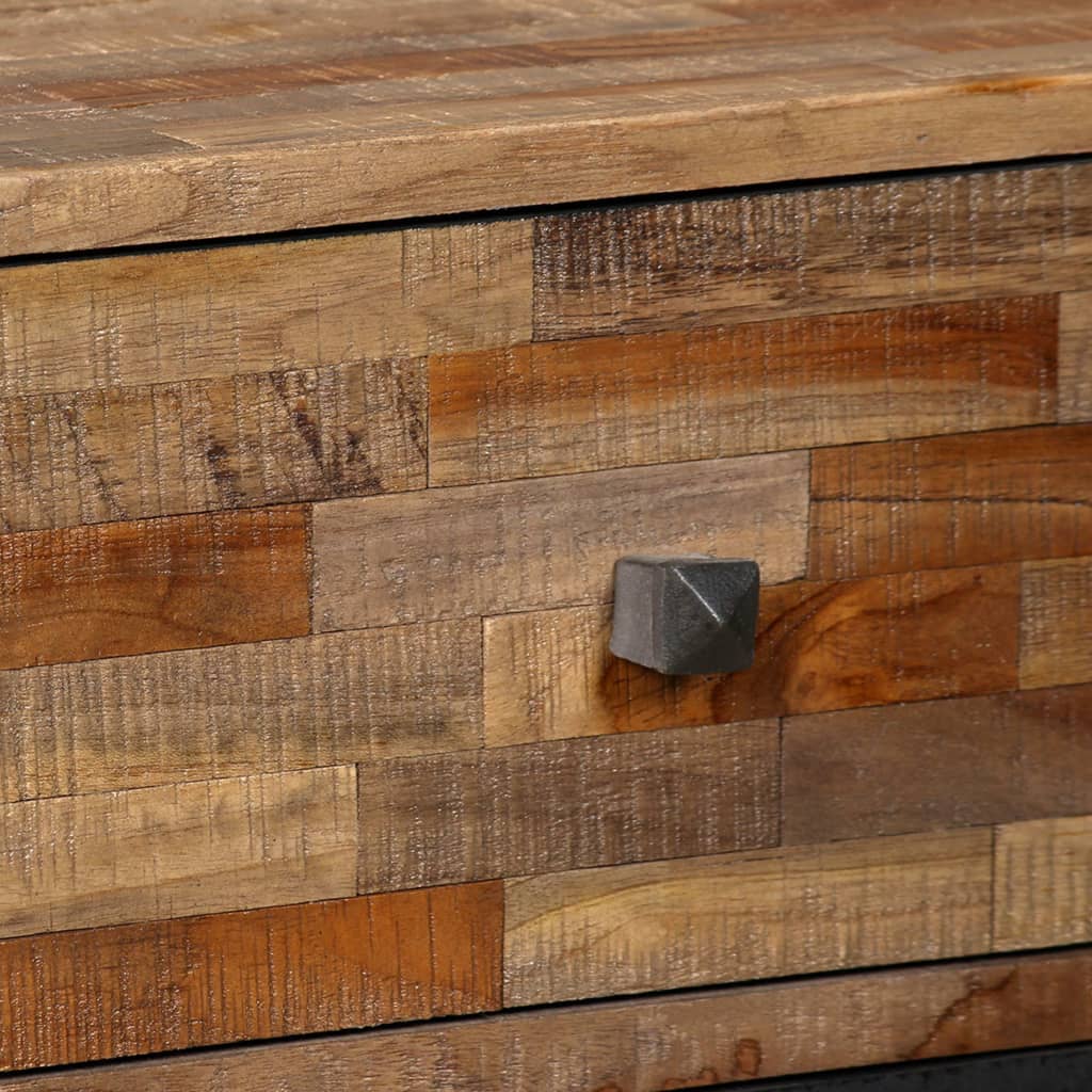 Side cabinet 6 drawers Recycled solid teak 70x30x76 cm