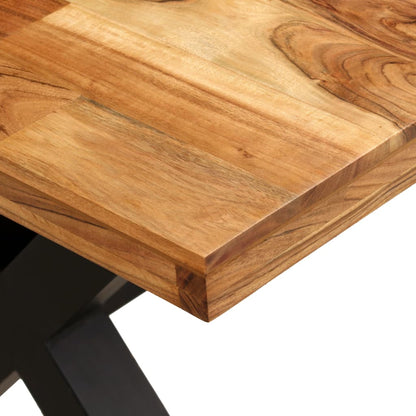 Dining table solid acacia and mango wood 180 x 90 x 76 cm
