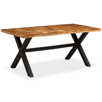 Dining table solid acacia and mango wood 180 x 90 x 76 cm