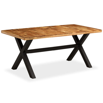 Dining table solid acacia and mango wood 180 x 90 x 76 cm