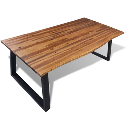 Dining table solid acacia wood 200 x 90 cm