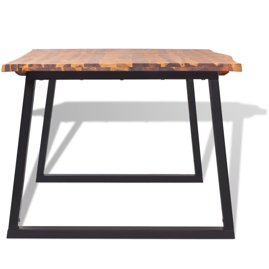 Dining table solid acacia wood 200 x 90 cm