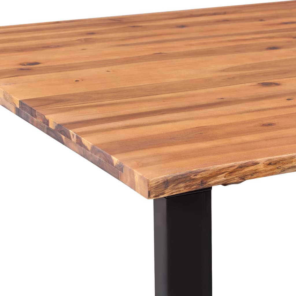 Dining table solid acacia wood 200 x 90 cm