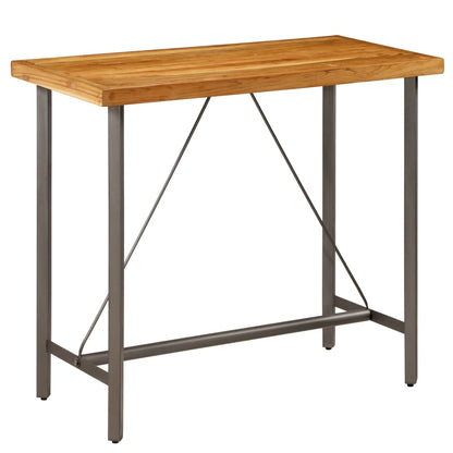 Bar table Recycled solid teak wood 120 x 58 x 106 cm