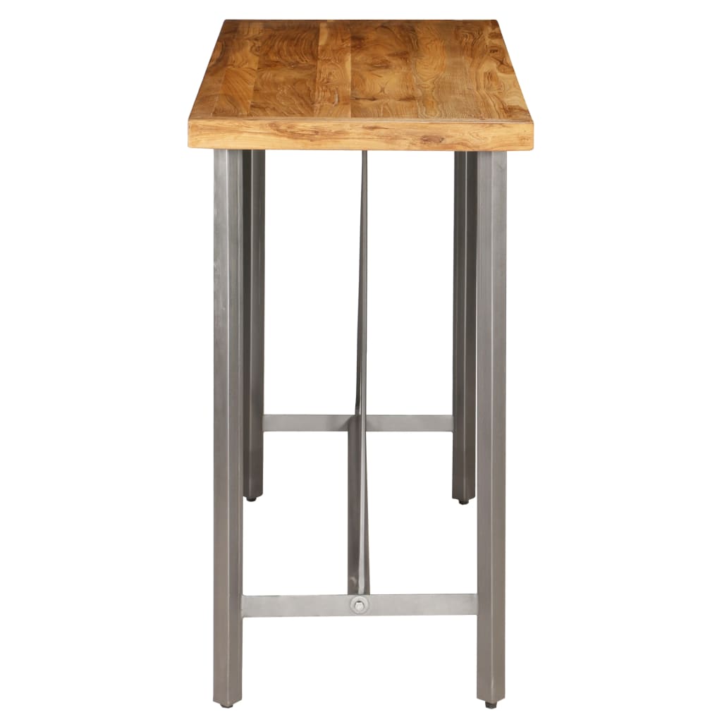 Bar table Recycled solid teak wood 120 x 58 x 106 cm