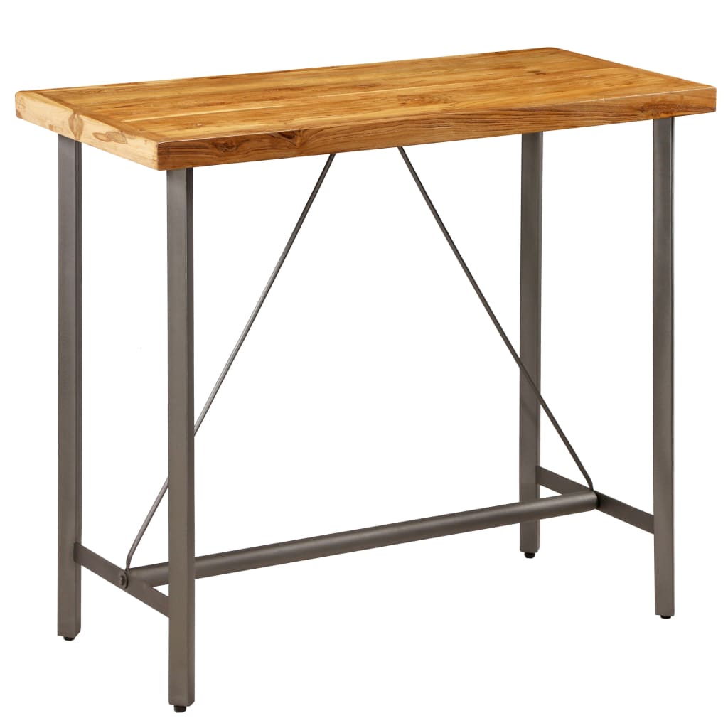 Bar table Recycled solid teak wood 120 x 58 x 106 cm
