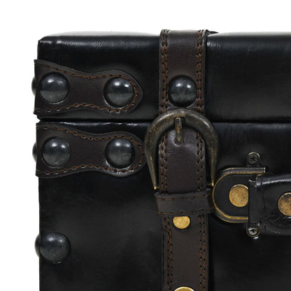 Aufbewahrungsbank MDF und Kunstleder 120 x 41 x 46,5 cm