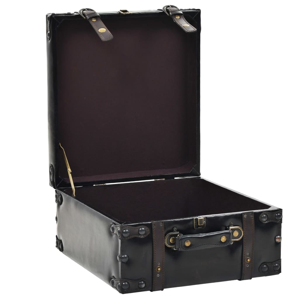 Aufbewahrungsbank MDF und Kunstleder 120 x 41 x 46,5 cm