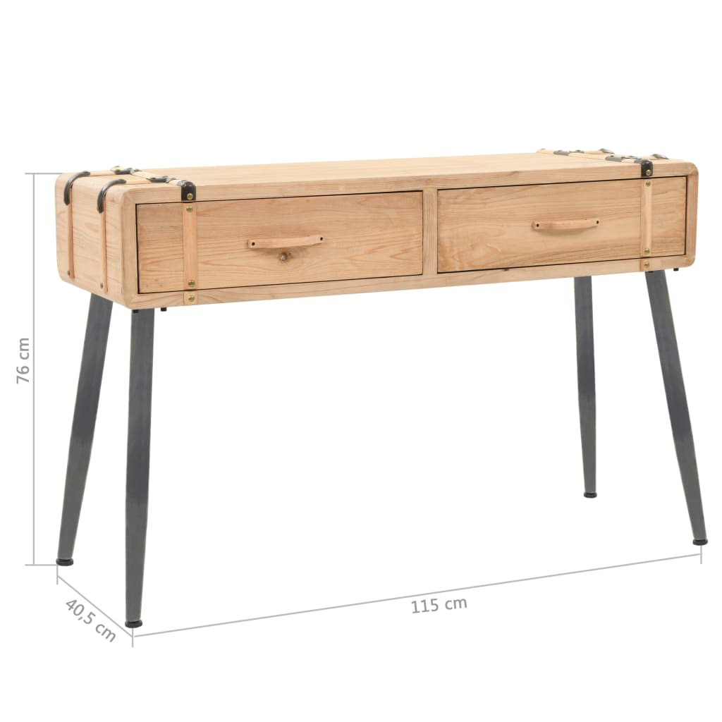 Konsolentisch Massivholz Tanne 115x40,5x76 cm