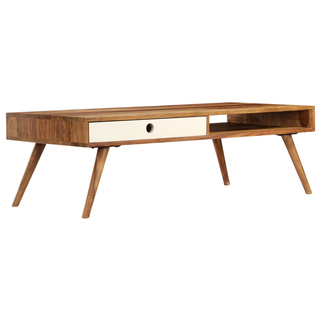 Couchtisch 110x50x35 cm Massivholz Palisander