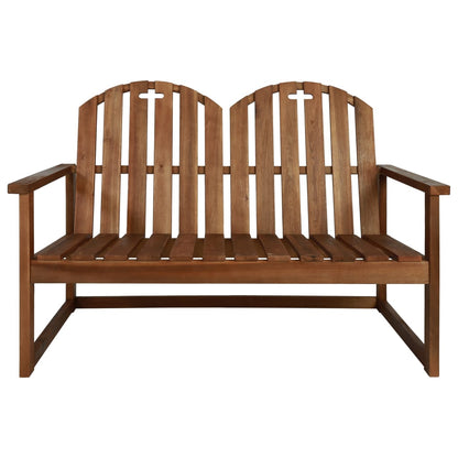 4-piece garden lounge set solid acacia wood