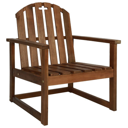 4-piece garden lounge set solid acacia wood