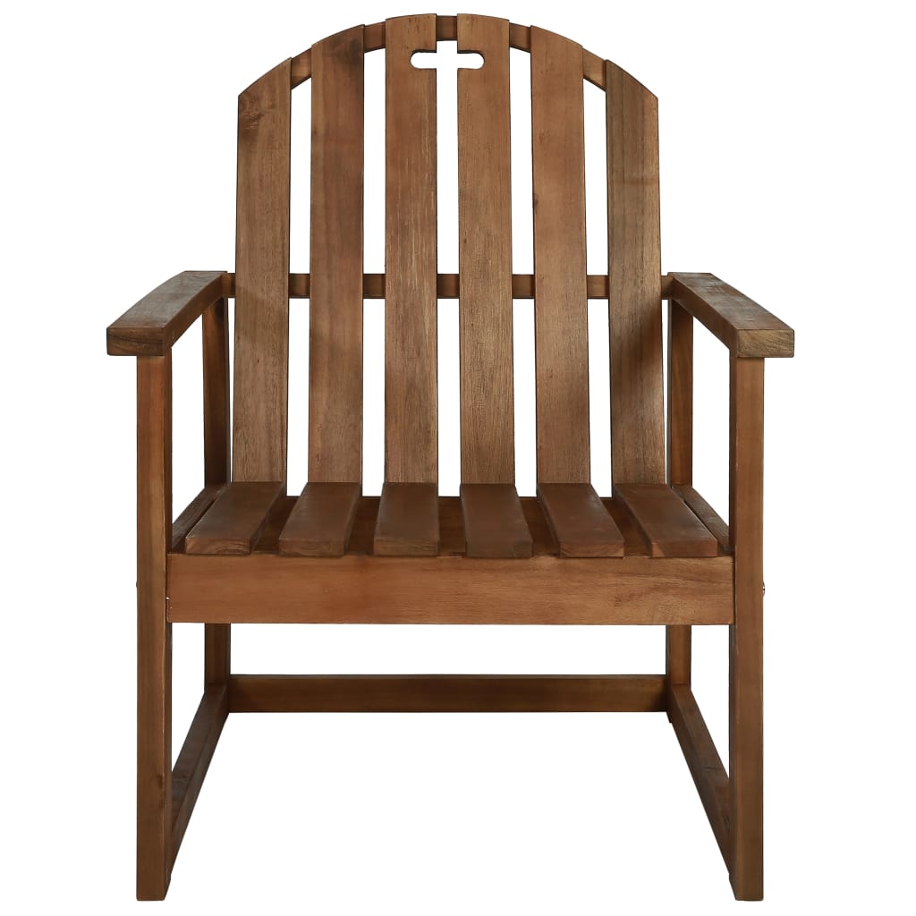 4-piece garden lounge set solid acacia wood
