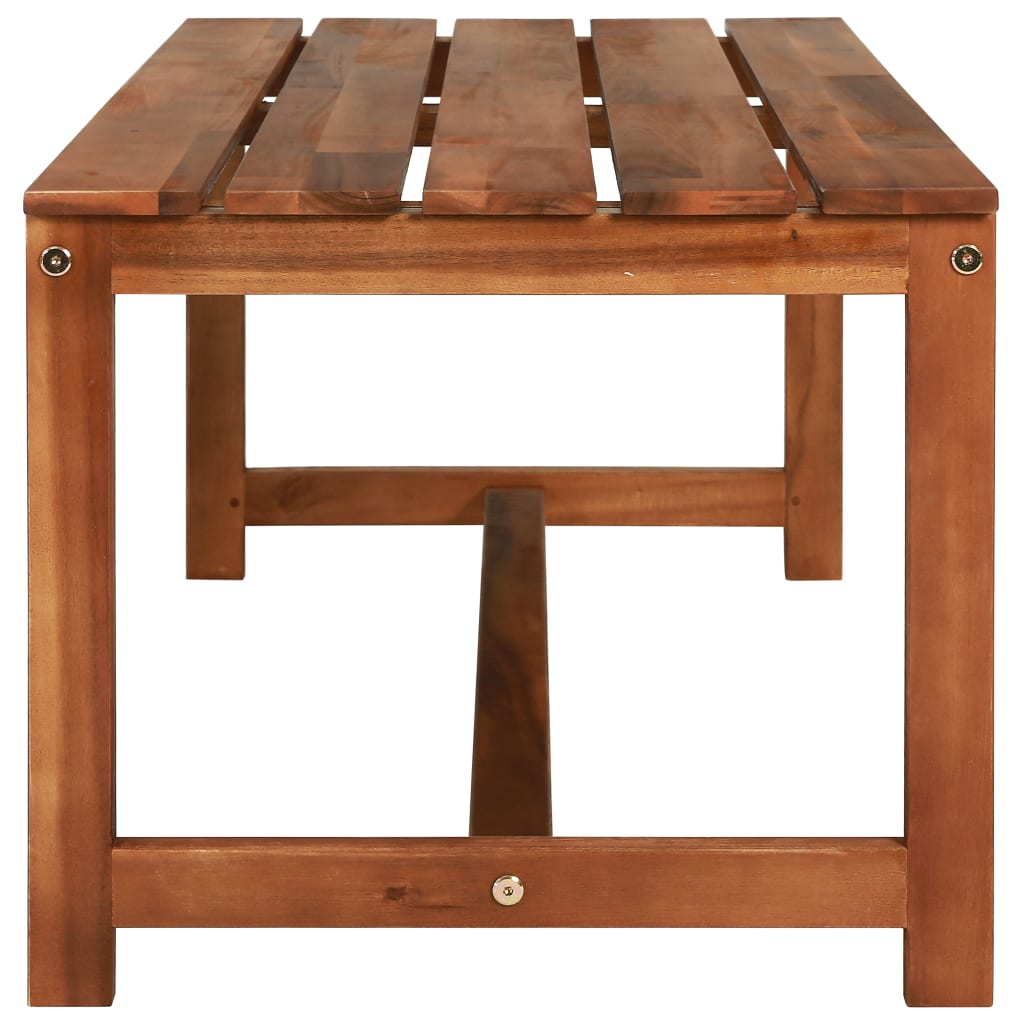 4-piece garden lounge set solid acacia wood