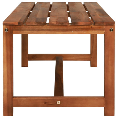 4-piece garden lounge set solid acacia wood