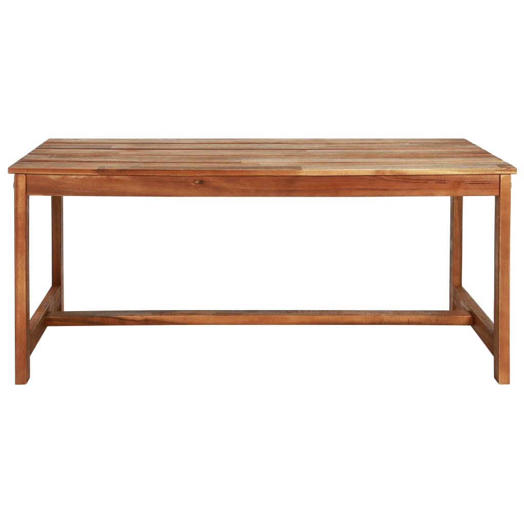 4-piece garden lounge set solid acacia wood