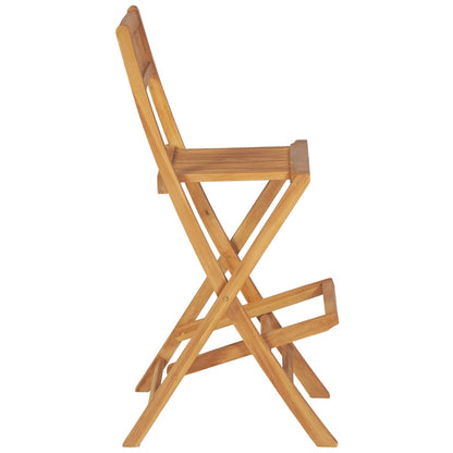 3 kom. Barska garnitura od punog drveta tikovine