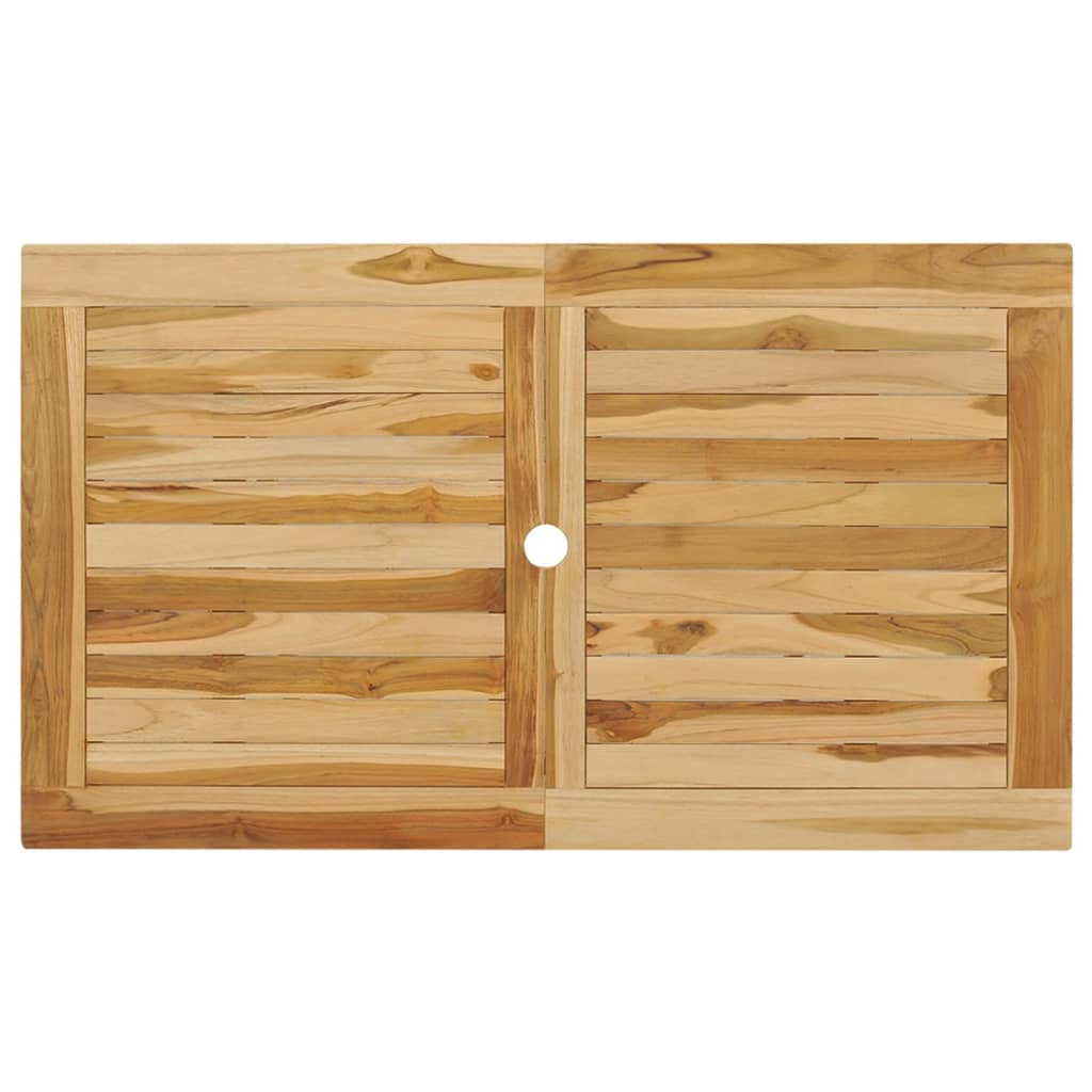 5-piece garden dining set made of solid teak wood