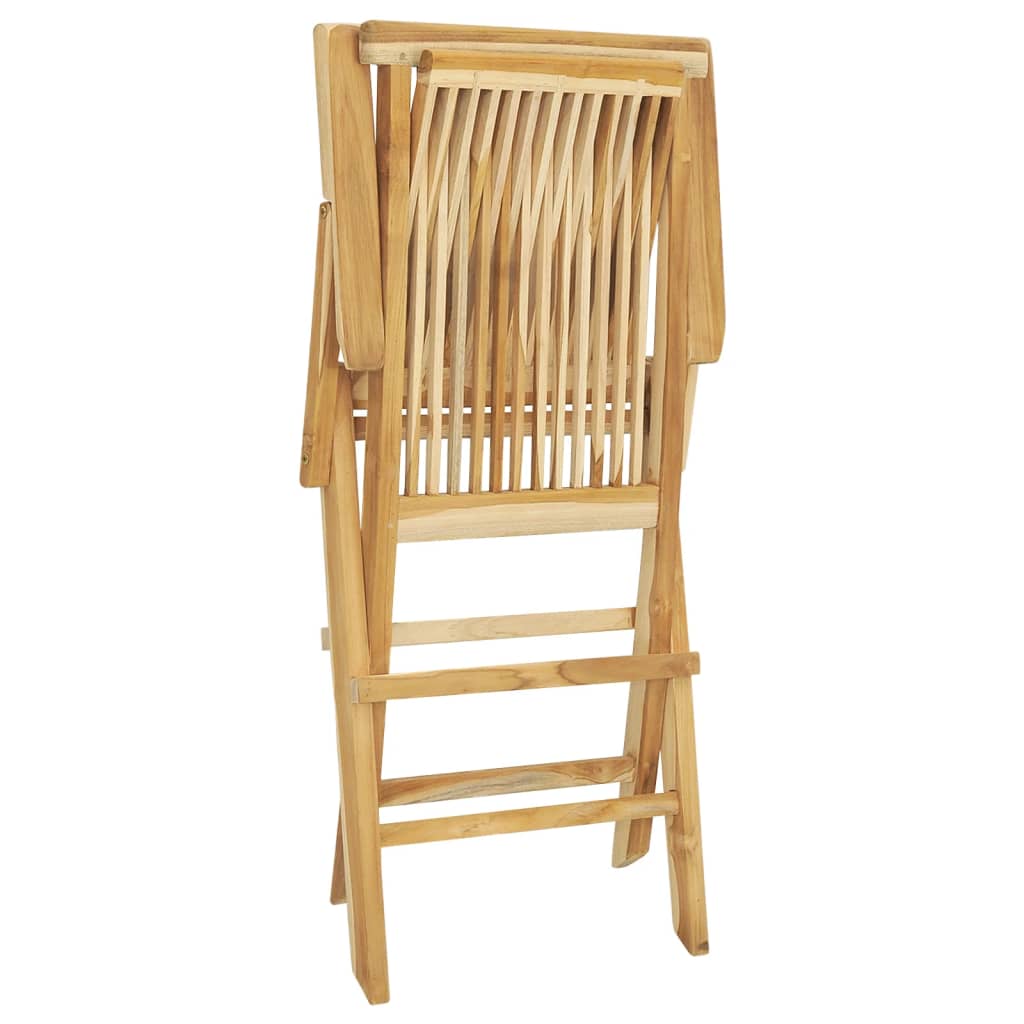 5-piece garden dining set made of solid teak wood