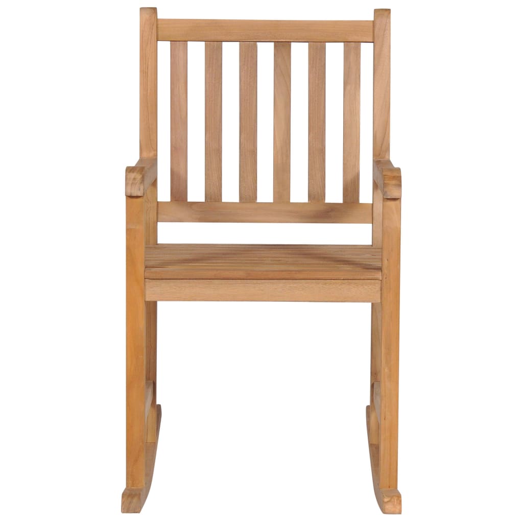 Rocking chair solid teak