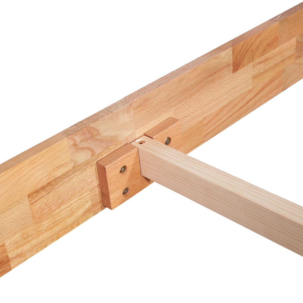 Solid oak bed 160x200 cm