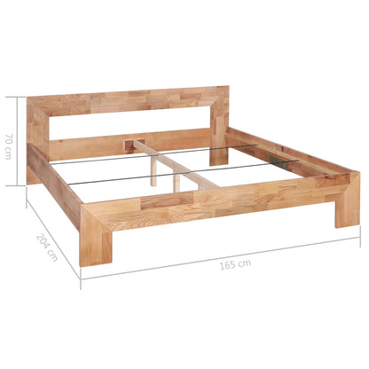 Solid oak bed 160x200 cm