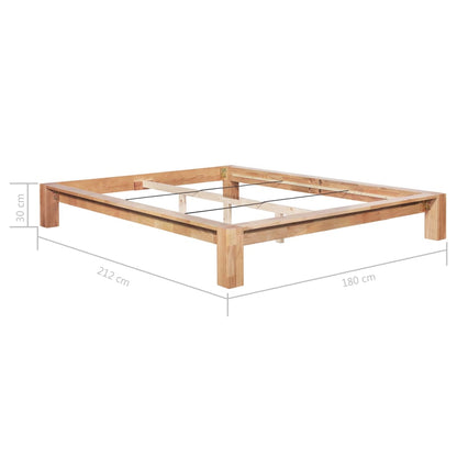 Solid oak bed 160x200 cm