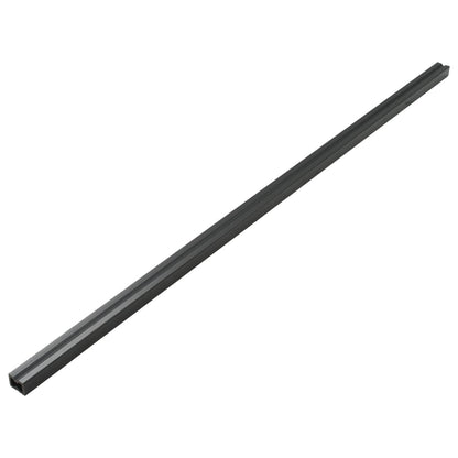 WPC solid decking with accessories 16 m² 2.2 m Teak