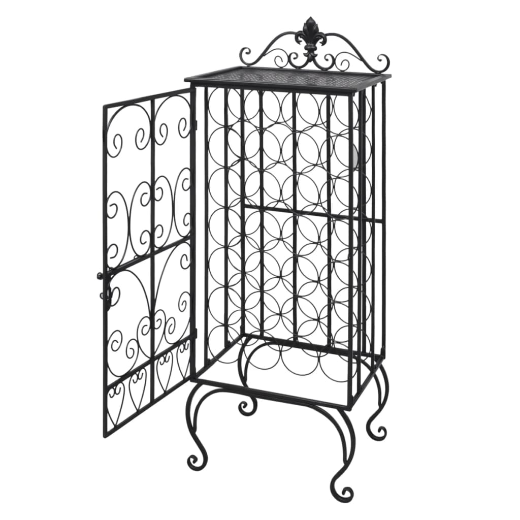 Bottle rack for 28 bottles metal