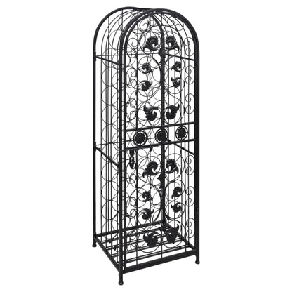 Bottle rack for 45 bottles metal