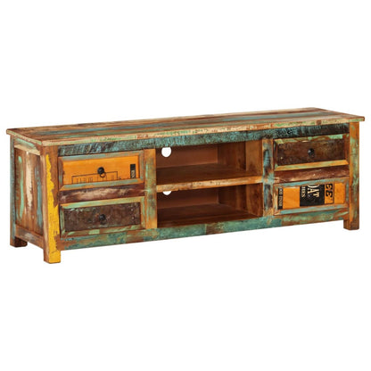 TV cabinet old wood 4 drawers