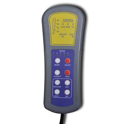 Ležaljka za masažu crna umjetna koža