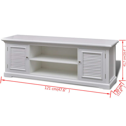 TV cabinet white wood