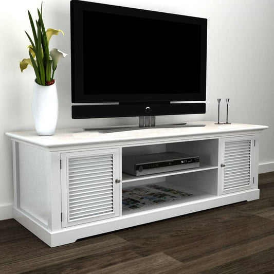 TV cabinet white wood
