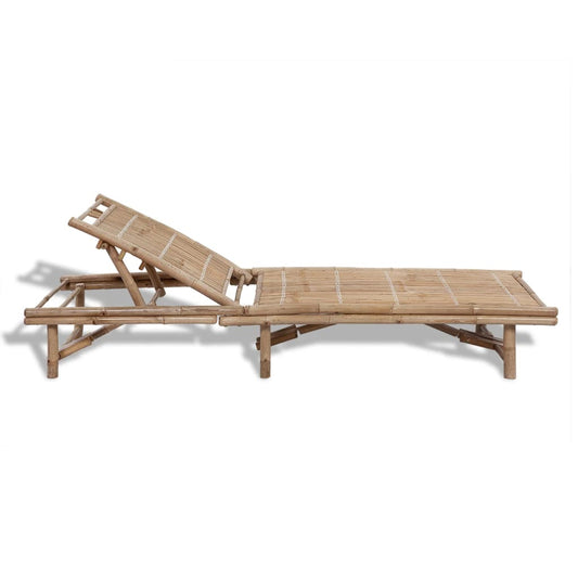 Sun lounger bamboo