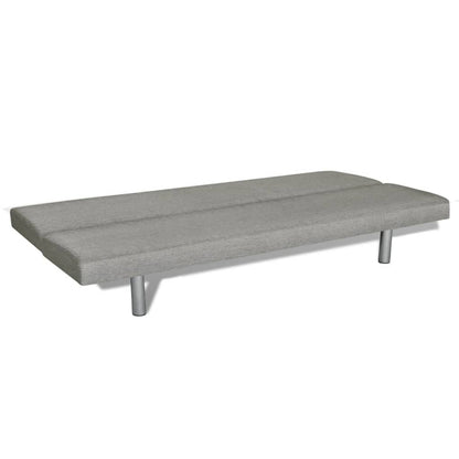 Sofa bed grey polyester