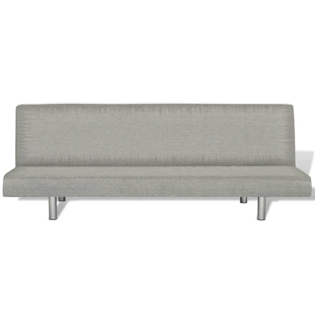 Sofa bed grey polyester
