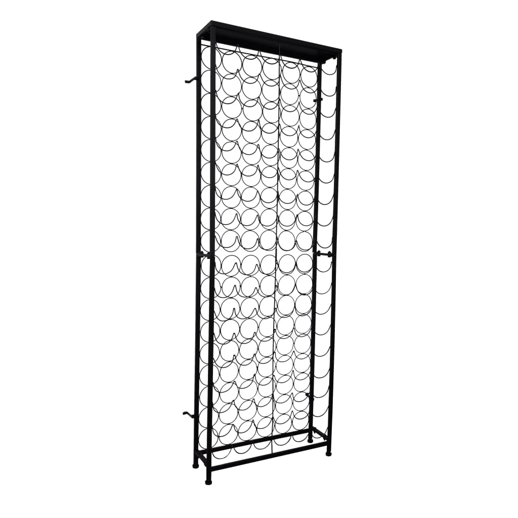 Bottle rack for 108 bottles metal
