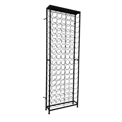 Bottle rack for 108 bottles metal