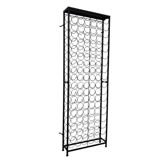 Bottle rack for 108 bottles metal