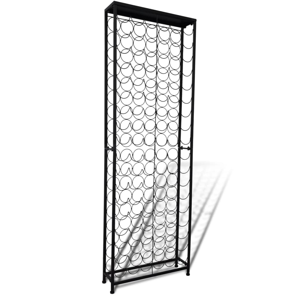 Bottle rack for 108 bottles metal