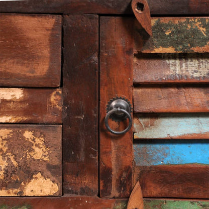 TV cabinet solid reclaimed wood