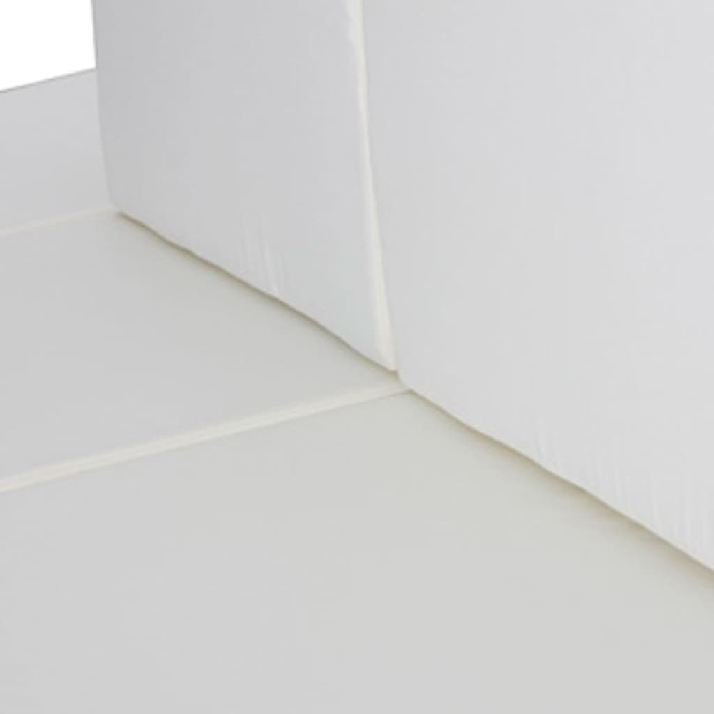 6 kom. Vrtna garnitura za sjedenje s jastucima od poliratana crne boje