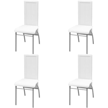 Fünfteilige Essgruppe Weiß